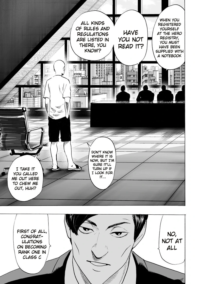 One Punch Man Manga Chapter 29 page 9 - B-Class scene