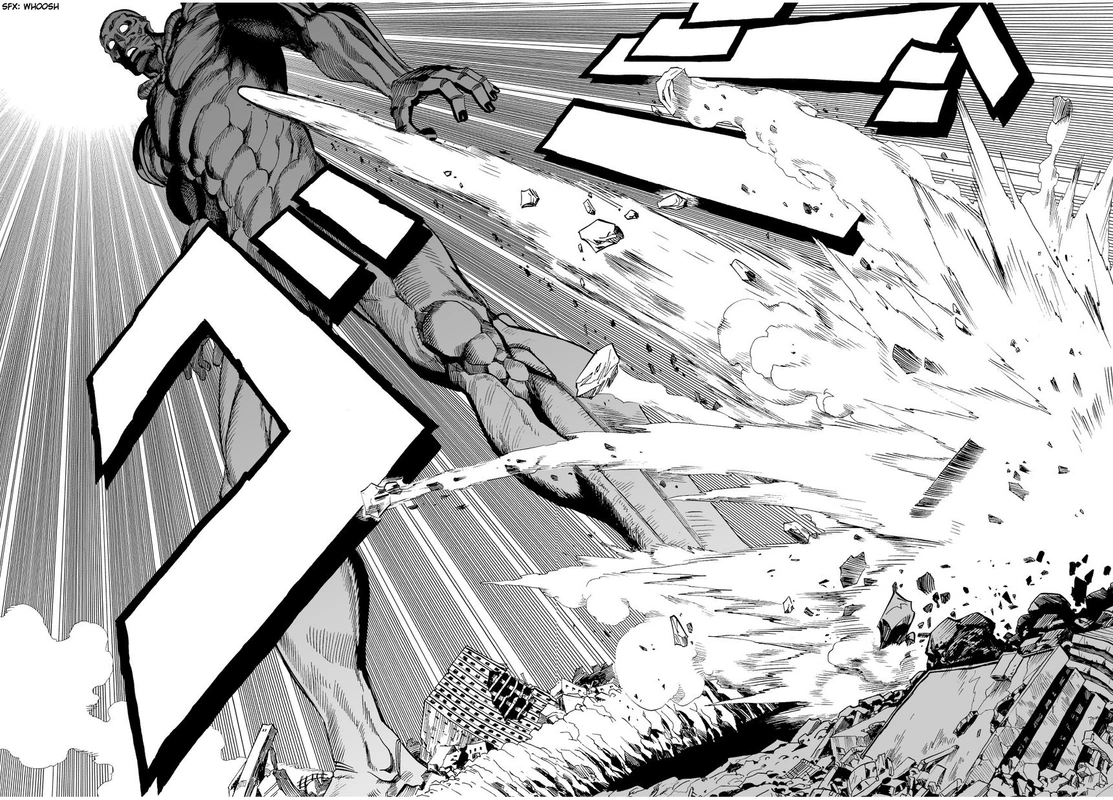 One Punch Man Manga Chapter 3 page 18 - A Dangerous Being scene