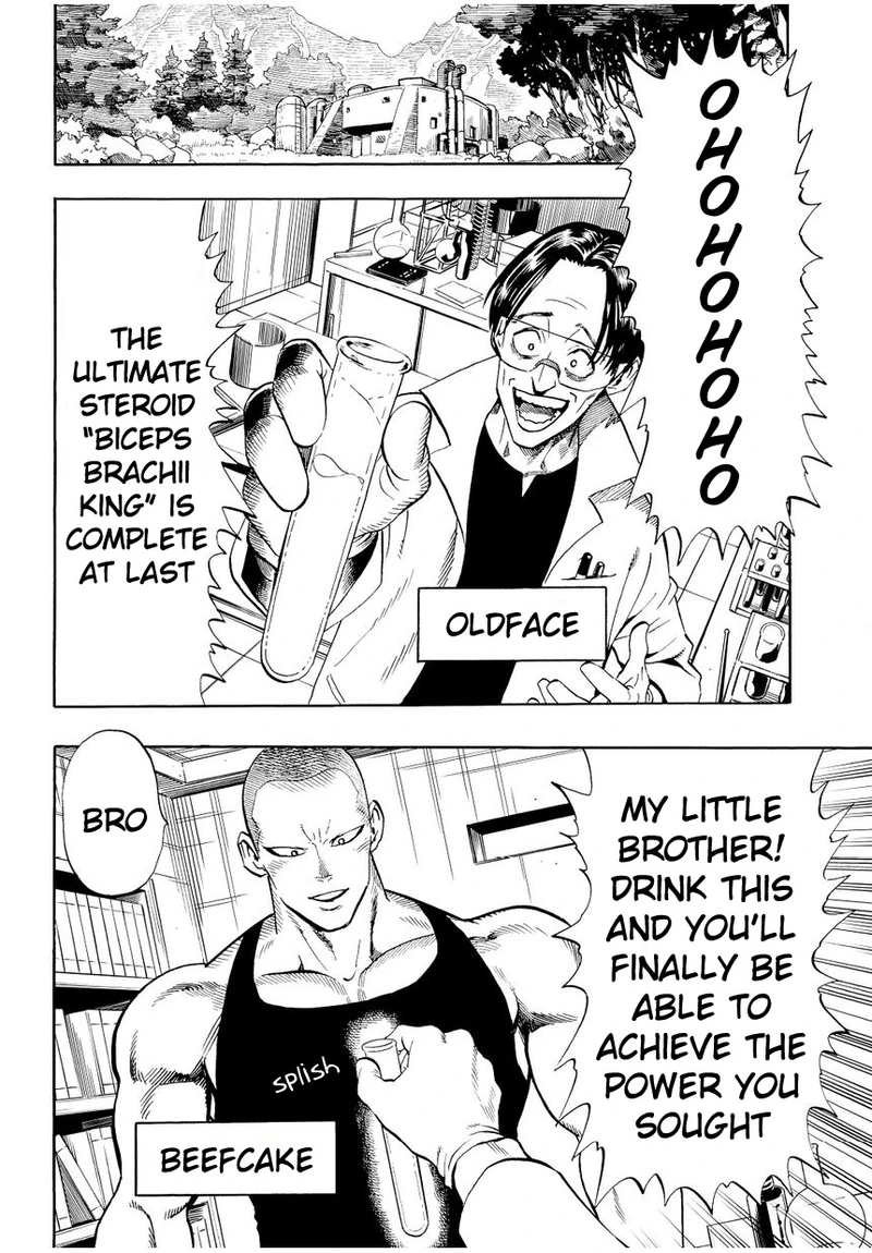 One Punch Man Manga Chapter 3 page 2 - A Dangerous Being scene