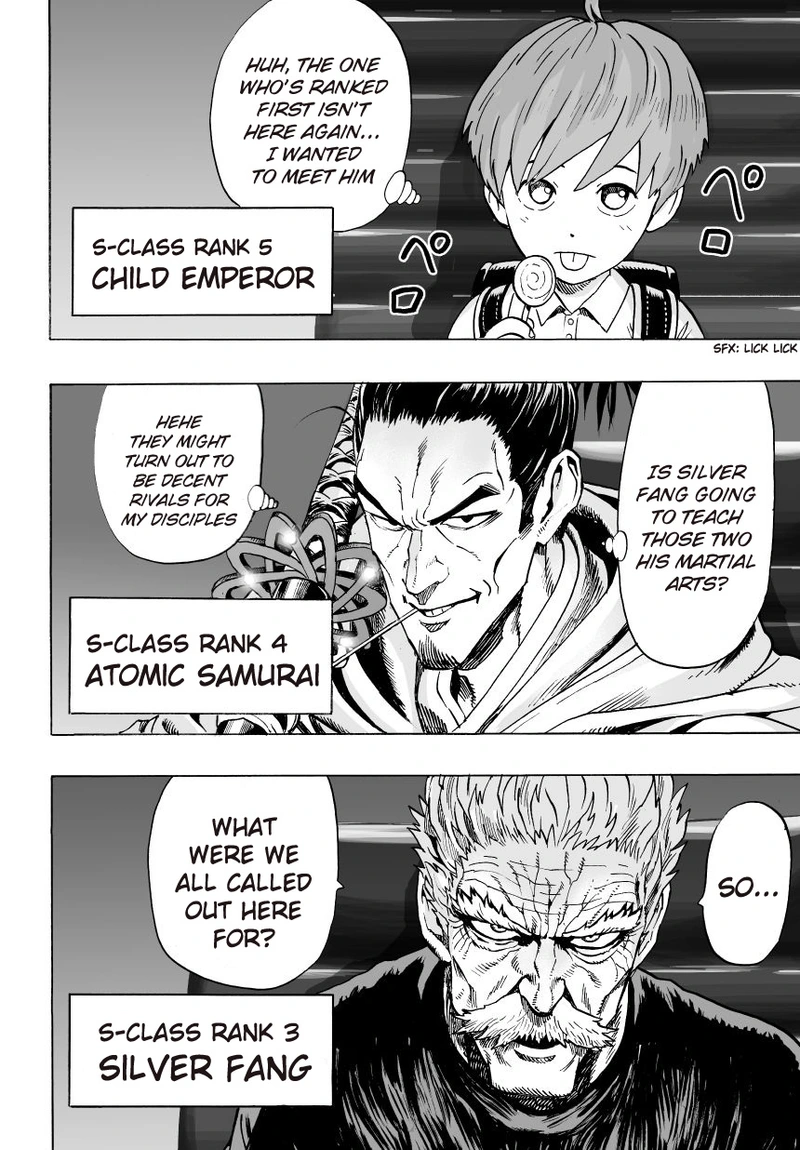 One Punch Man Manga Chapter 30 page 19 - S-Class scene