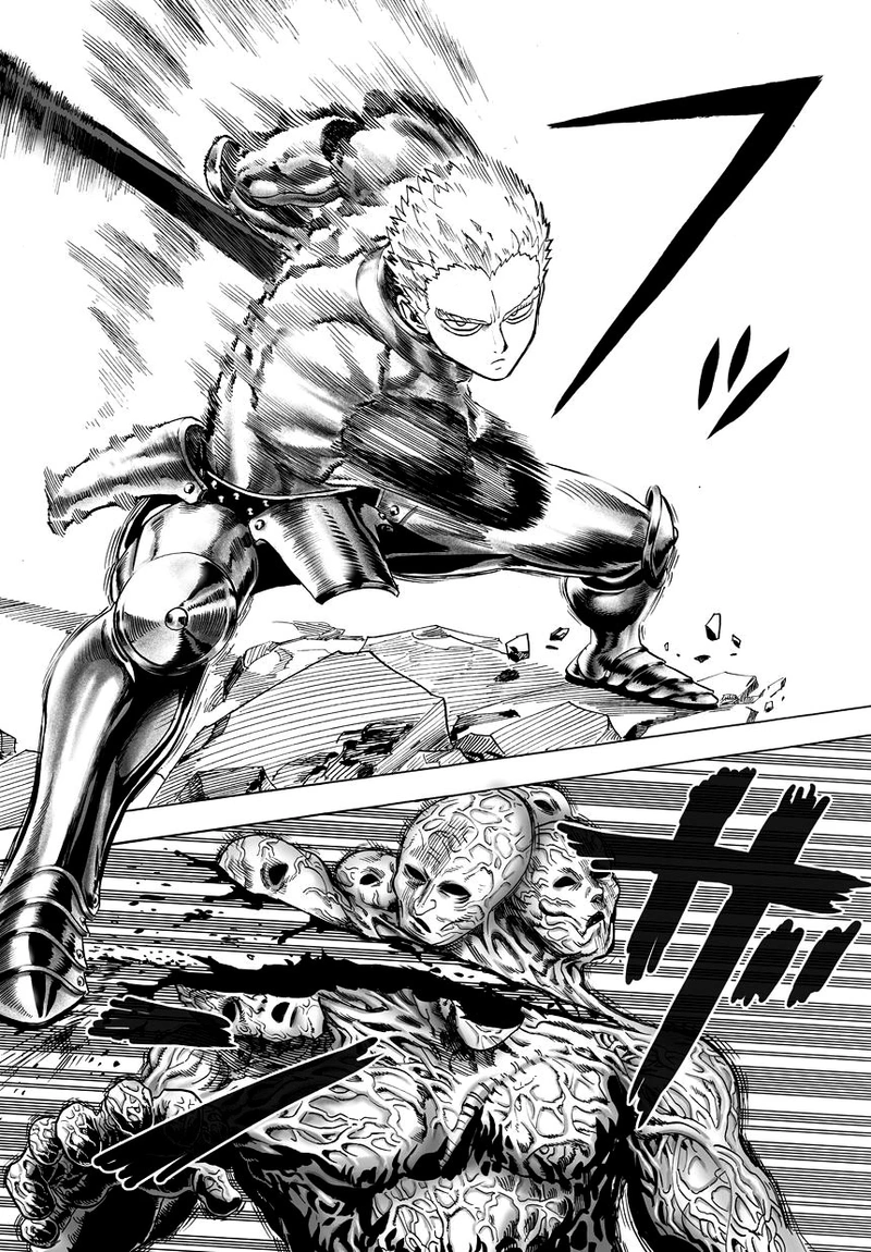 One Punch Man Manga Chapter 32 page 12 - From Space... scene