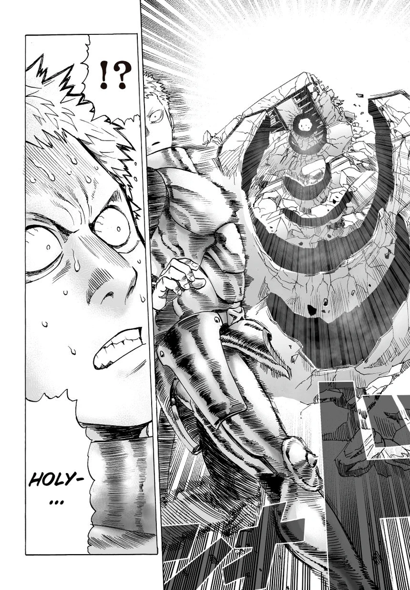 One Punch Man Manga Chapter 32 page 25 - From Space... scene