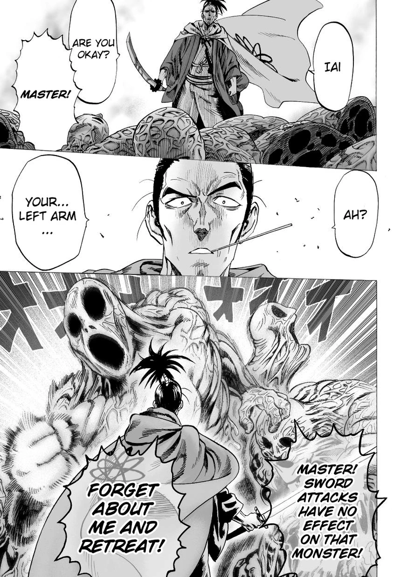 One Punch Man Manga Chapter 32 page 30 - From Space... scene