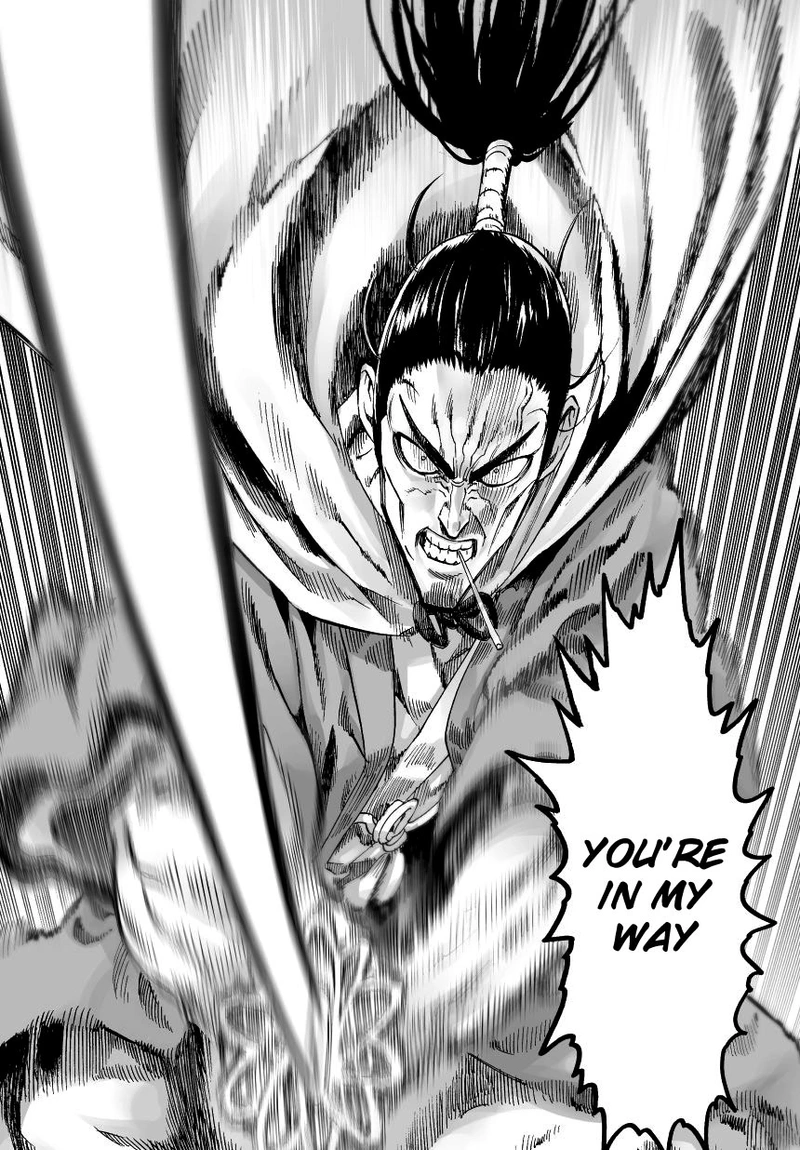 One Punch Man Manga Chapter 32 page 31 - From Space... scene