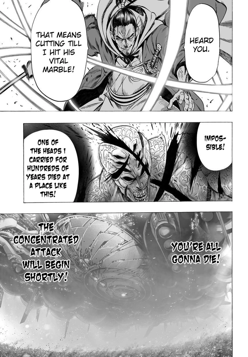 One Punch Man Manga Chapter 33 page 12 - Guys Who Don't Listen scene