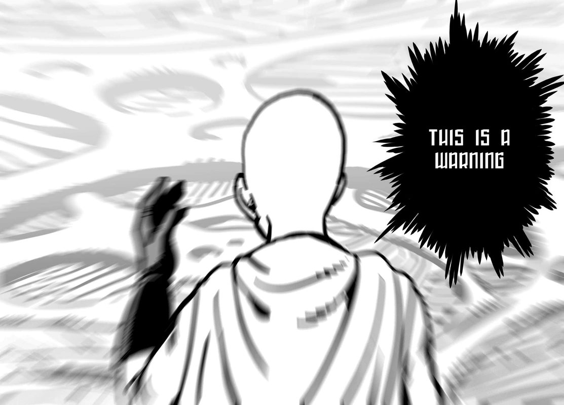 One Punch Man Manga Chapter 33 page 22 - Guys Who Don't Listen scene