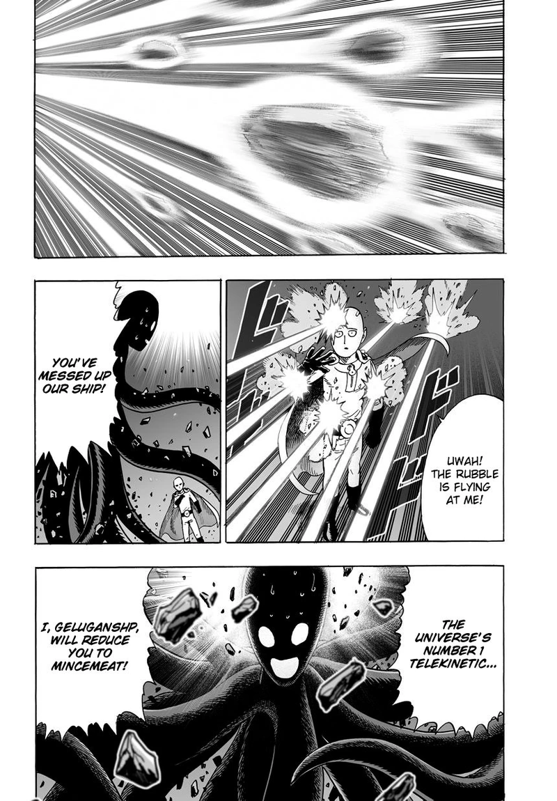 One Punch Man Manga Chapter 33 page 31 - Guys Who Don't Listen scene