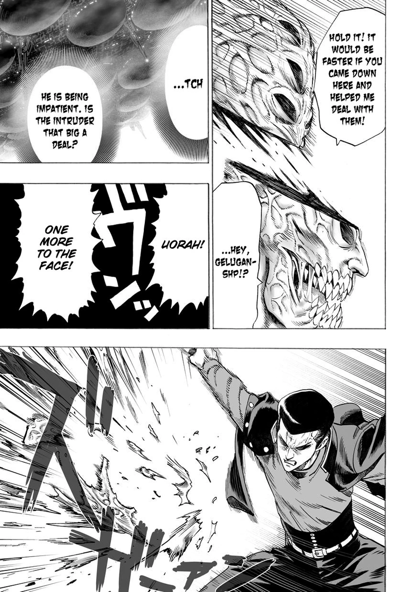 One Punch Man Manga Chapter 33 page 8 - Guys Who Don't Listen scene