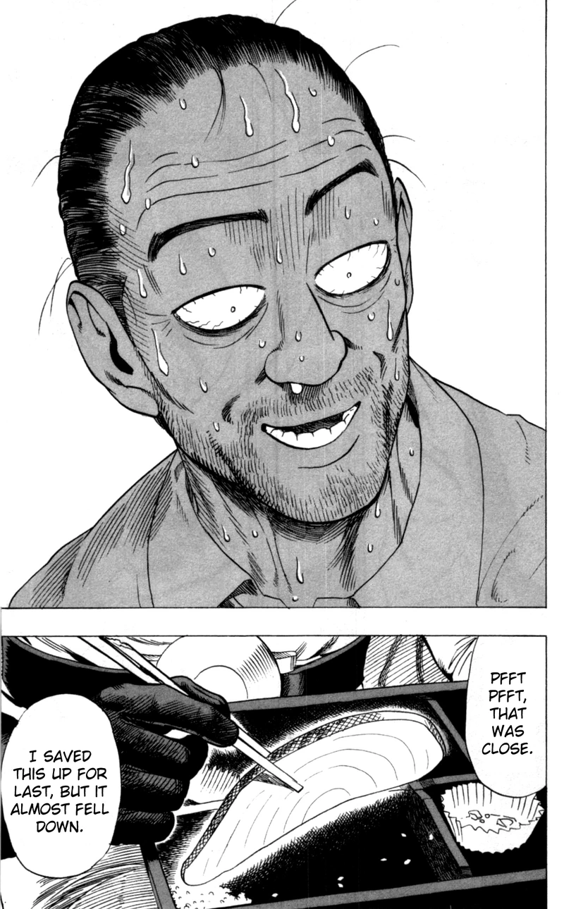 One Punch Man Manga Chapter 34.5 page 13 - Salmon | Volume 6 Extras scene