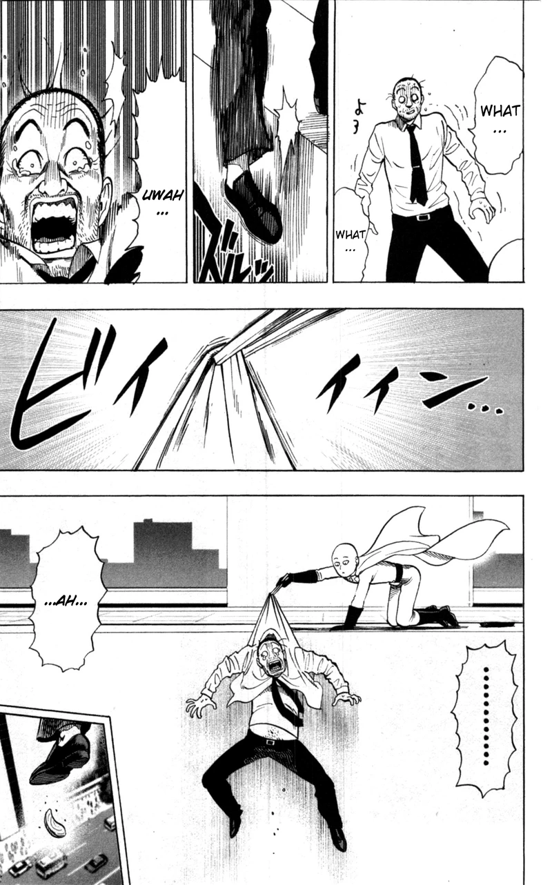 One Punch Man Manga Chapter 34.5 page 15 - Salmon | Volume 6 Extras scene