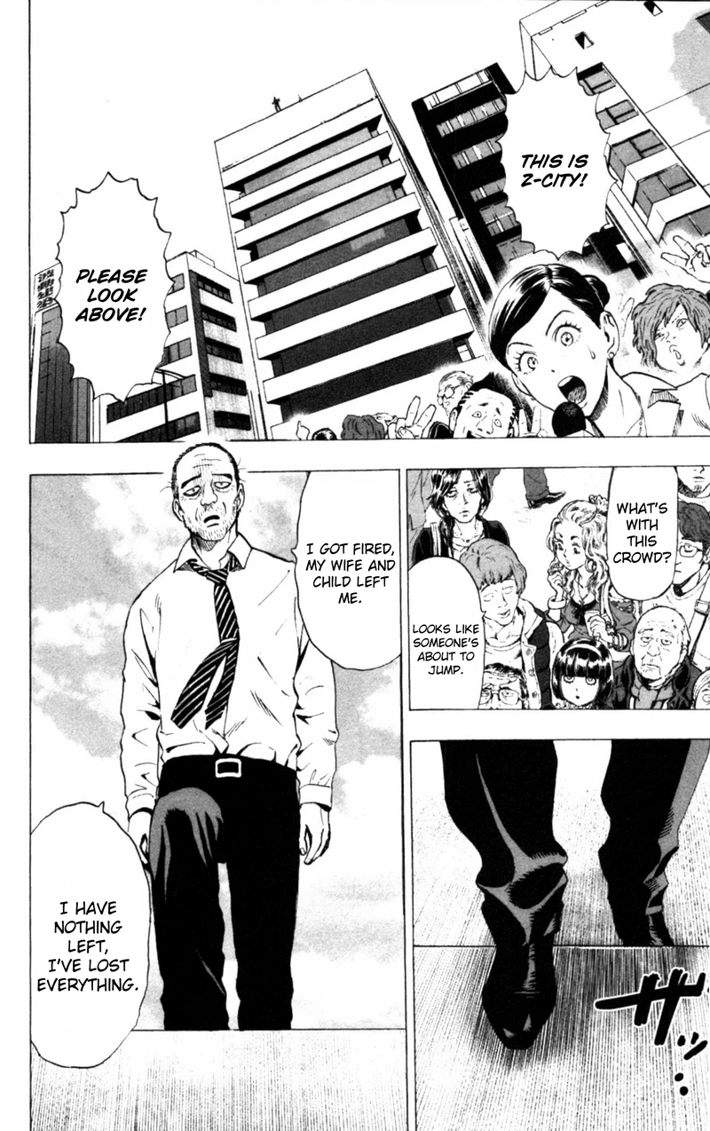 One Punch Man Manga Chapter 34.5 page 4 - Salmon | Volume 6 Extras scene