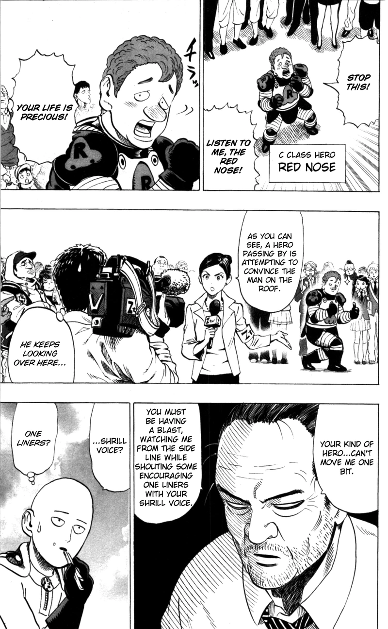 One Punch Man Manga Chapter 34.5 page 7 - Salmon | Volume 6 Extras scene