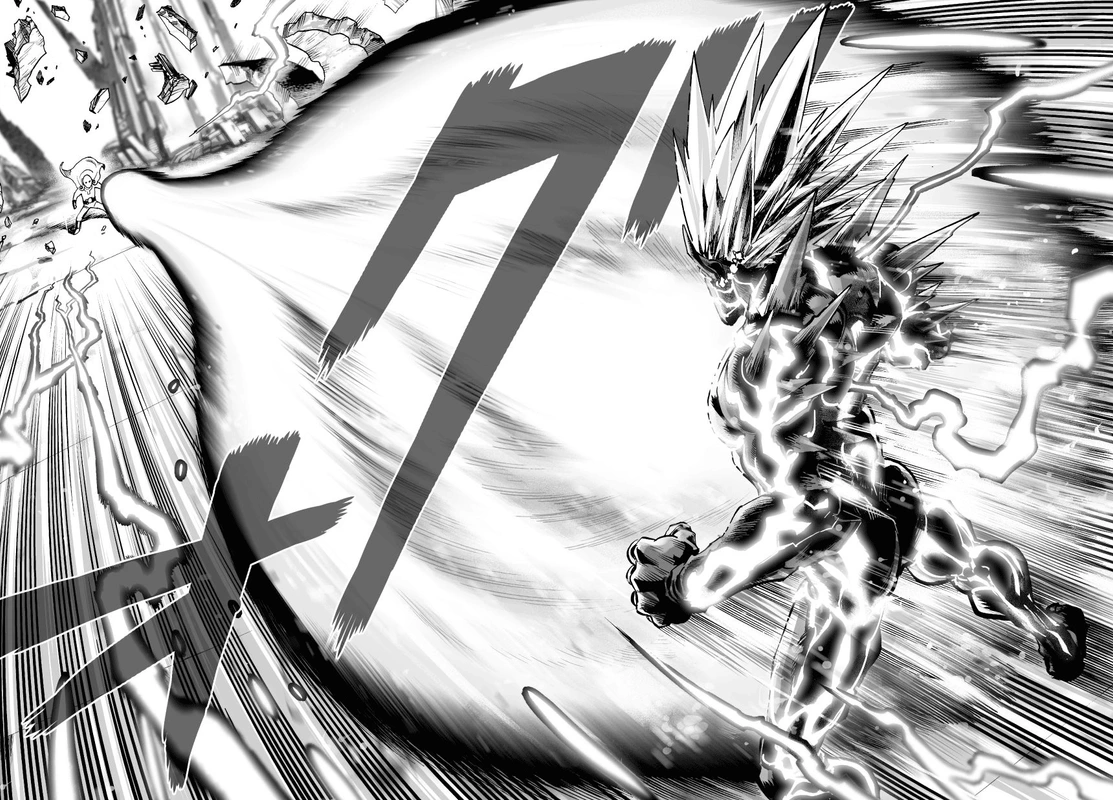 One Punch Man Manga Chapter 35 page 28 - The Fight scene
