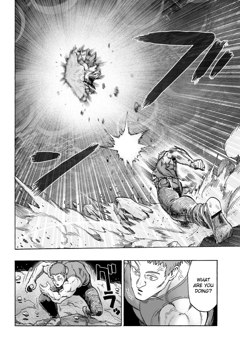 One Punch Man Manga Chapter 35 page 4 - The Fight scene