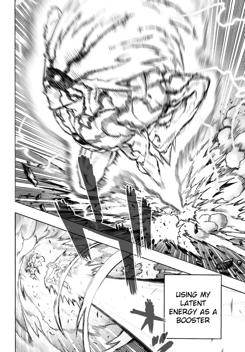 One Punch Man Manga Chapter 36 page 11 - The Power of Boros scene
