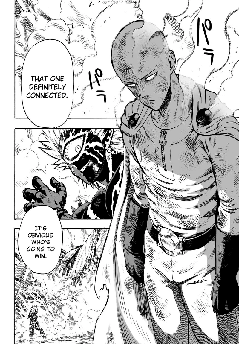 One Punch Man Manga Chapter 36 page 2 - The Power of Boros scene