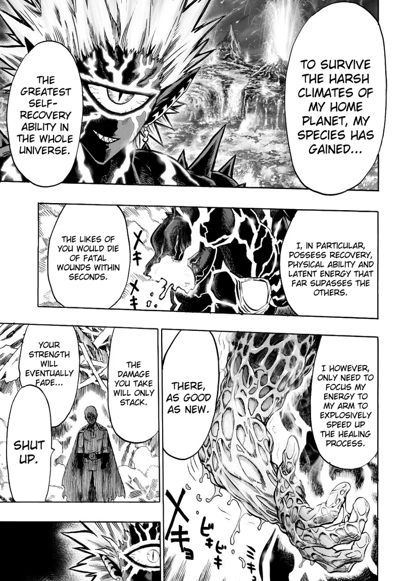 One Punch Man Manga Chapter 36 page 3 - The Power of Boros scene