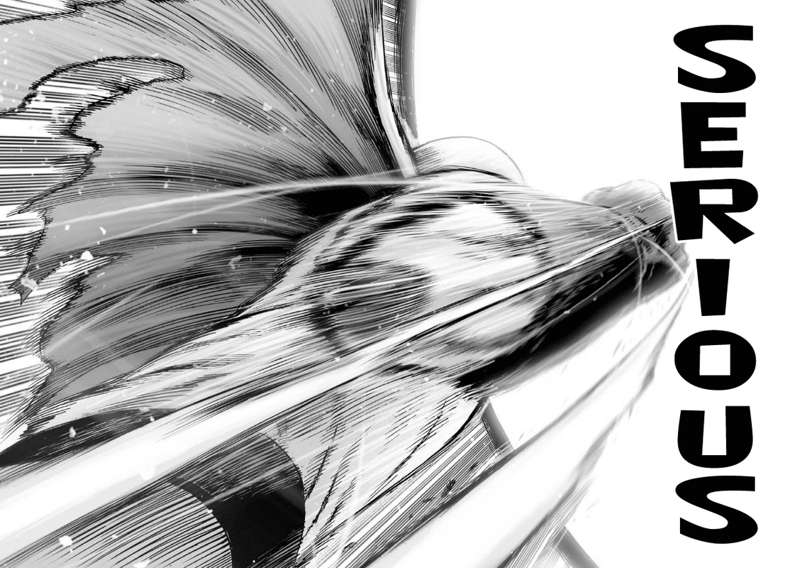 One Punch Man Manga Chapter 36 page 37 - The Power of Boros scene