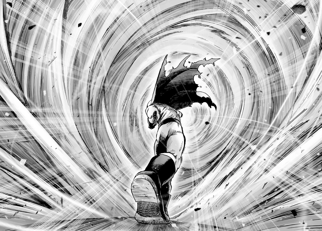 One Punch Man Manga Chapter 36 page 40 - The Power of Boros scene