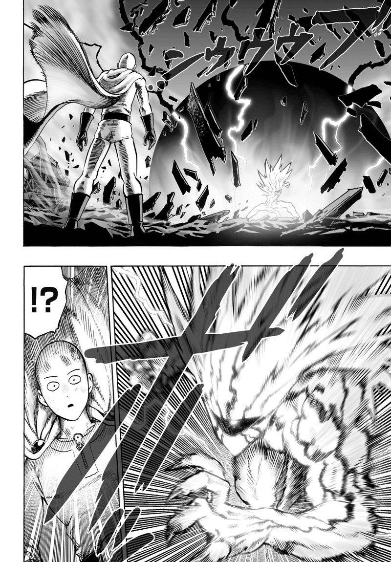 One Punch Man Manga Chapter 36 page 7 - The Power of Boros scene