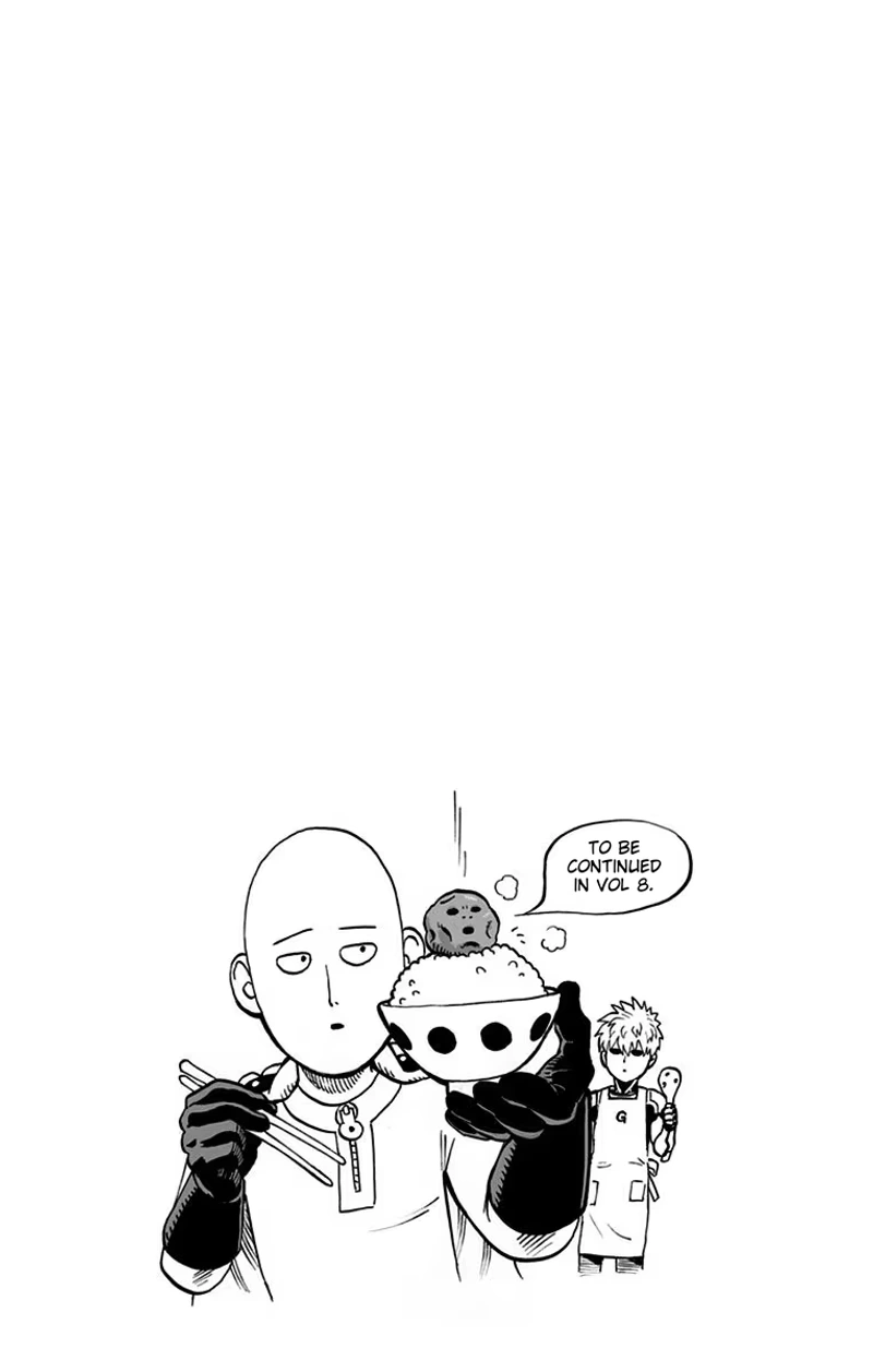 One Punch Man Manga Chapter 37.5 page 14 - Volume 7 Extras scene