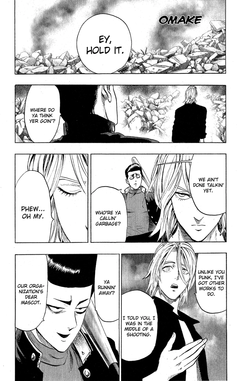 One Punch Man Manga Chapter 37.5 page 7 - Volume 7 Extras scene