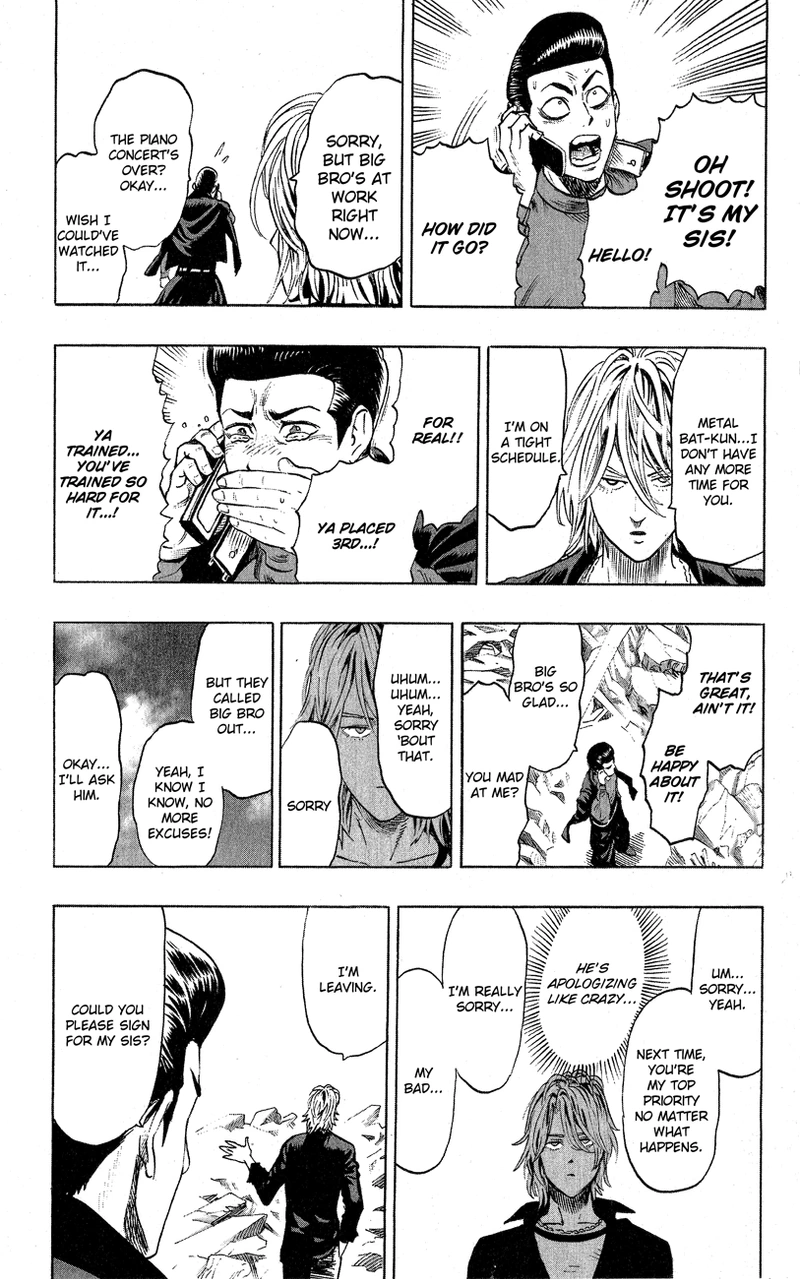 One Punch Man Manga Chapter 37.5 page 9 - Volume 7 Extras scene