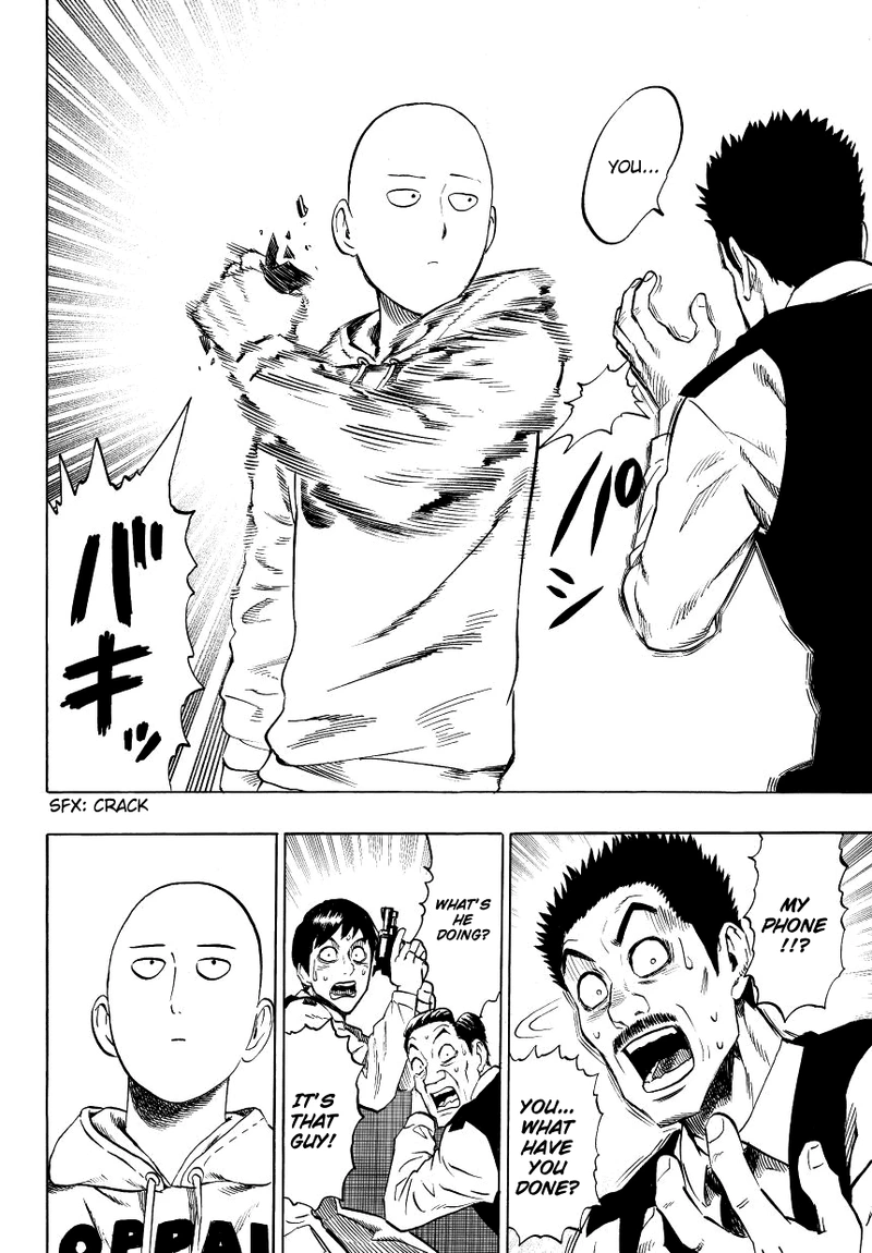 One Punch Man Manga Chapter 37.8 page 19 - Pork Cutlet Bowl | Volume 7 Extras scene