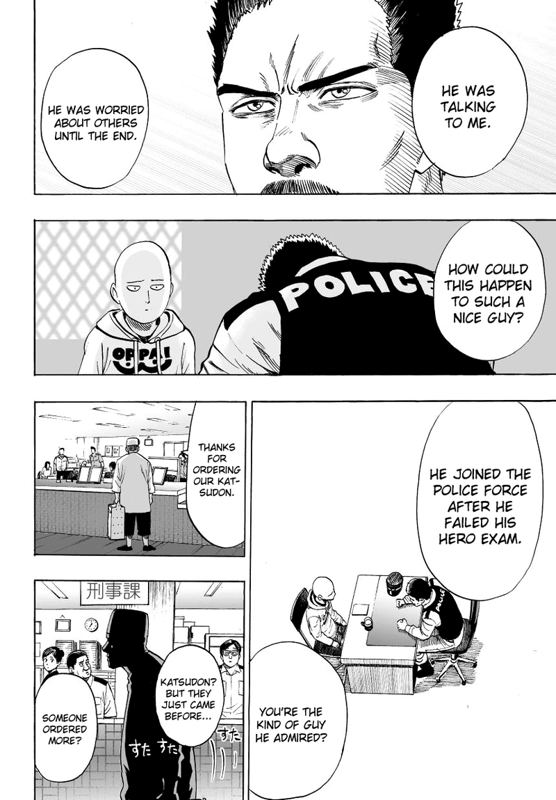 One Punch Man Manga Chapter 37.8 page 9 - Pork Cutlet Bowl | Volume 7 Extras scene