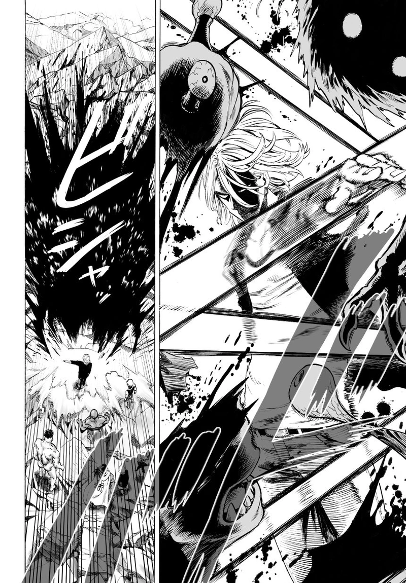One Punch Man Manga Chapter 37 page 17 - Crash scene