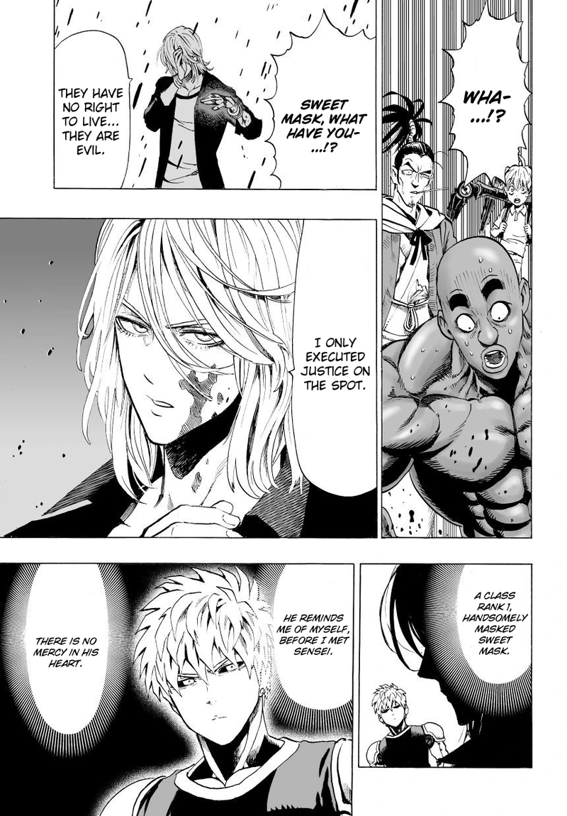 One Punch Man Manga Chapter 37 page 18 - Crash scene
