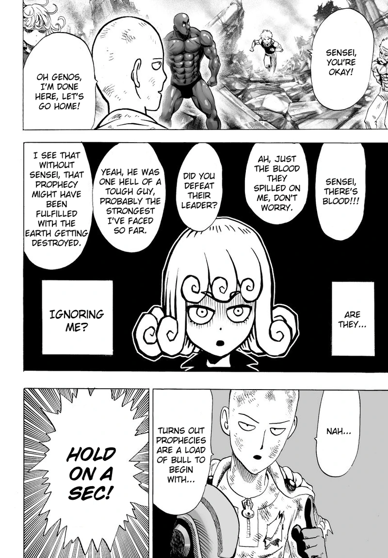 One Punch Man Manga Chapter 37 page 21 - Crash scene