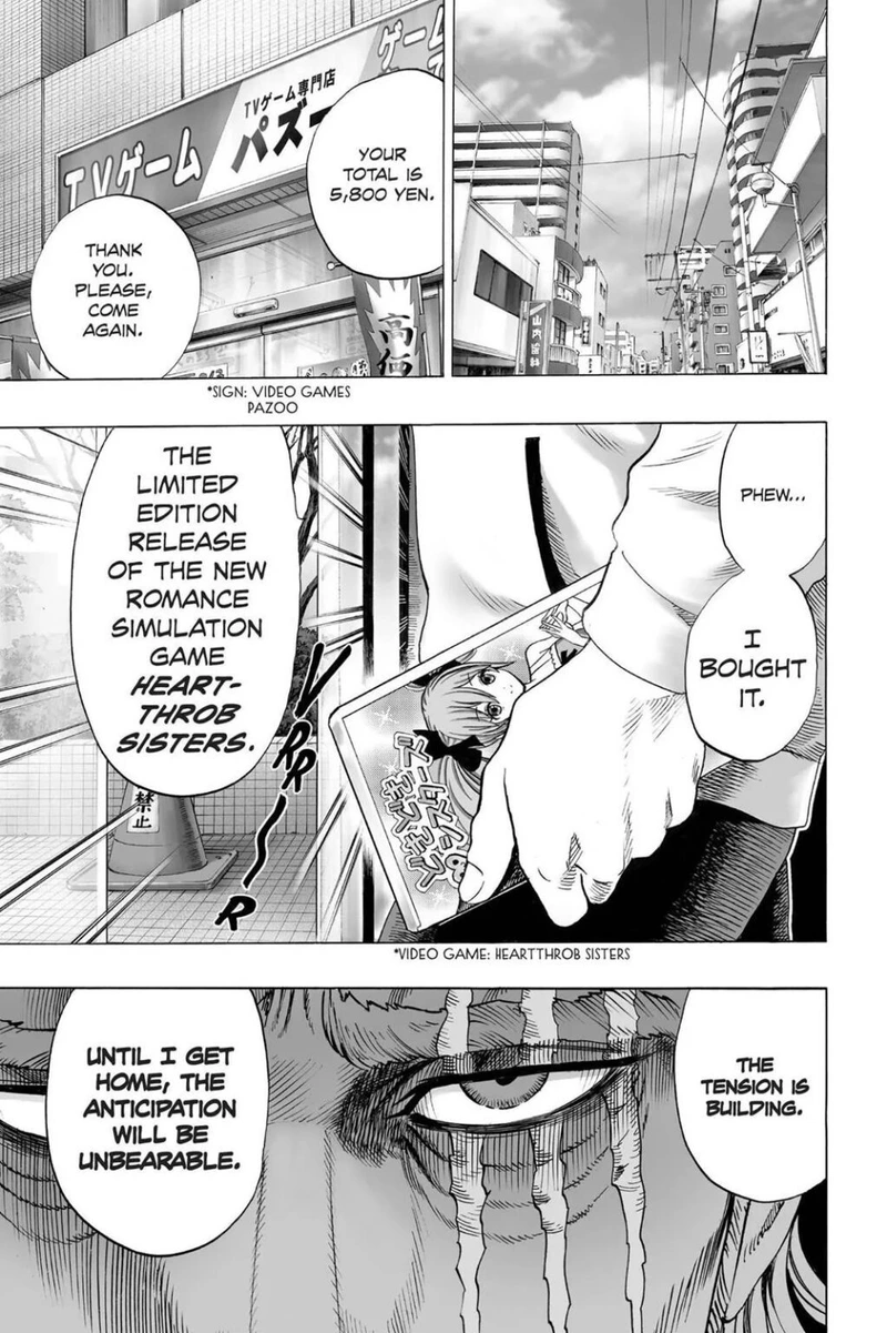 One Punch Man Manga Chapter 38 page 11 - King scene
