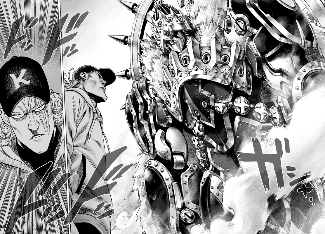 One Punch Man Manga Chapter 38 page 16 - King scene