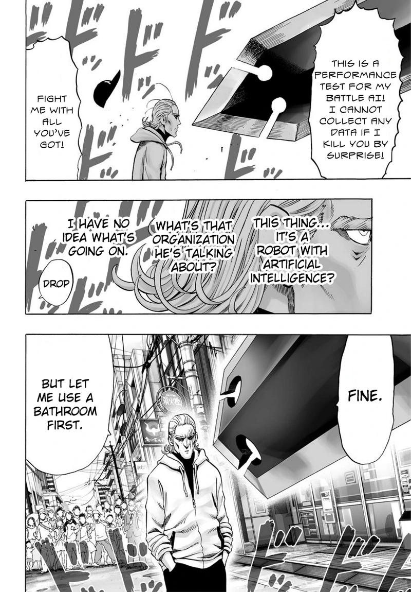 One Punch Man Manga Chapter 38 page 19 - King scene