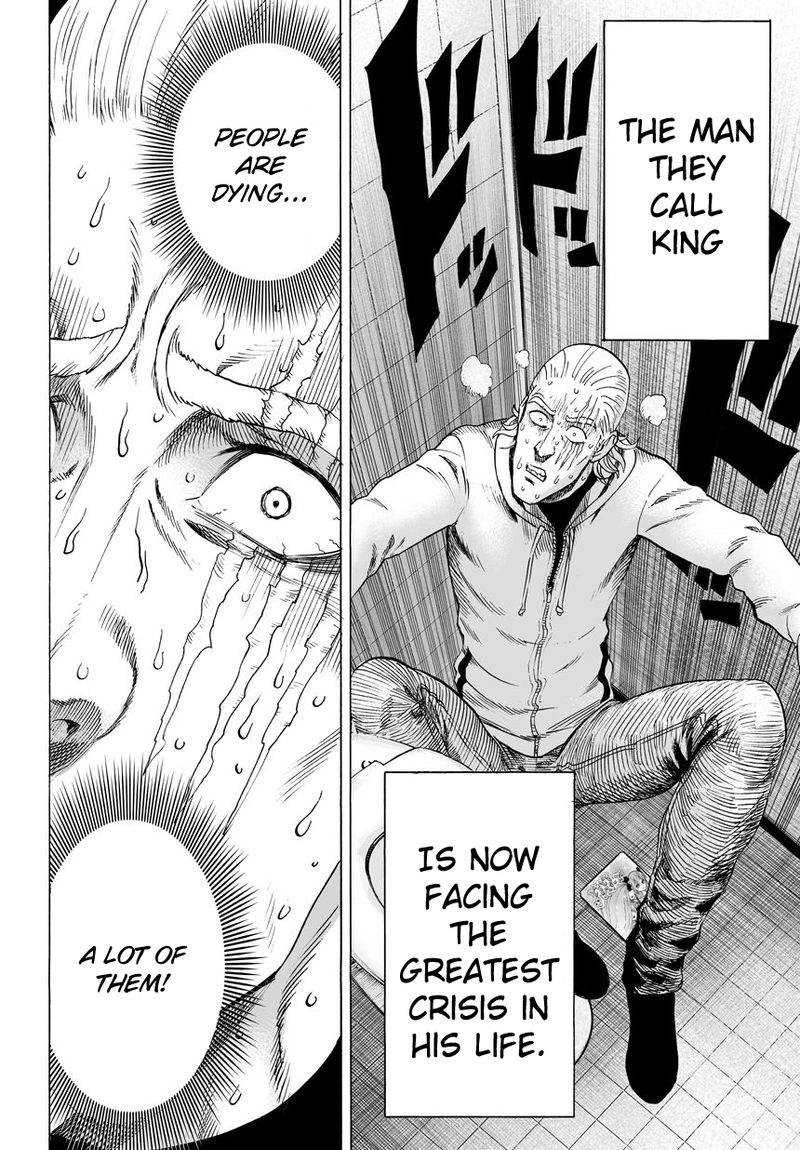 One Punch Man Manga Chapter 38 page 29 - King scene