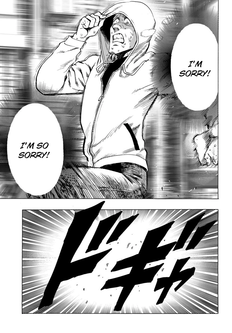 One Punch Man Manga Chapter 38 page 32 - King scene