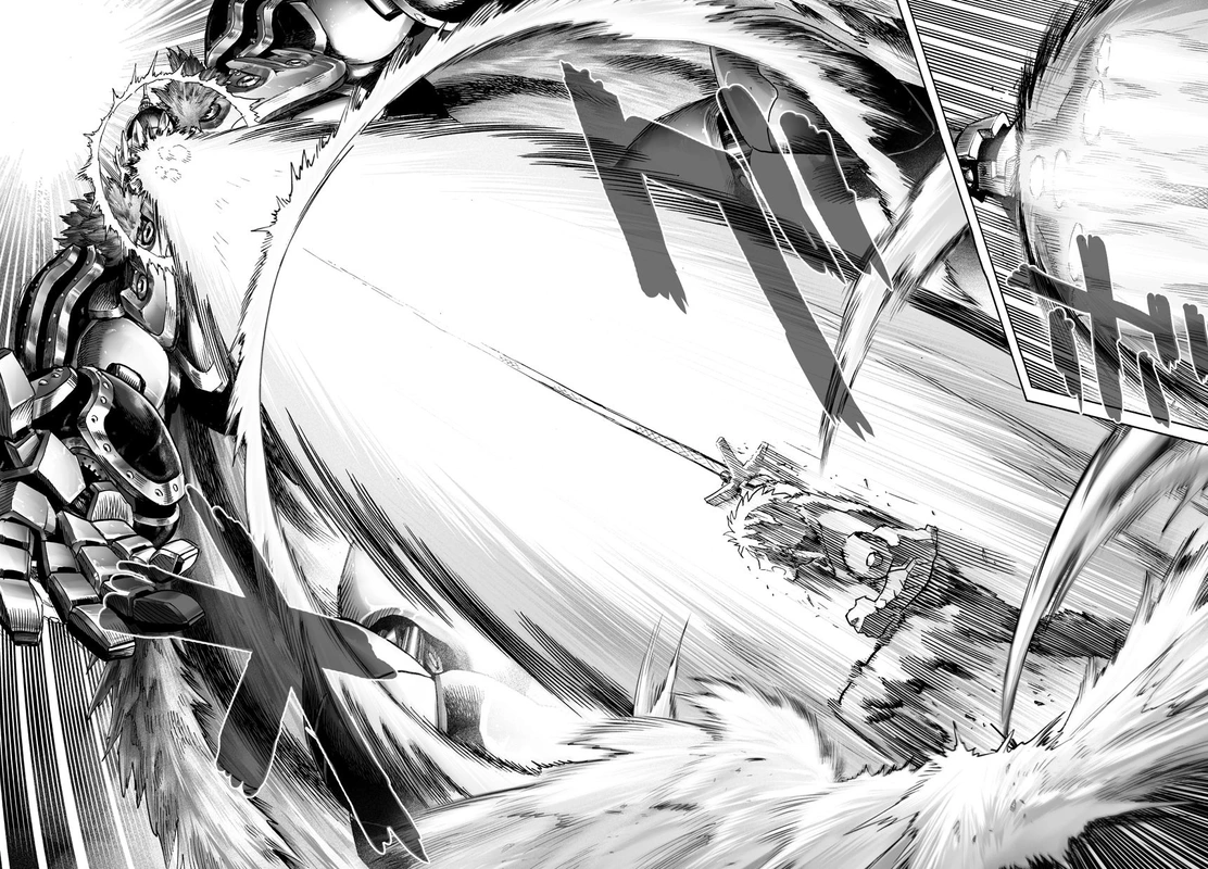 One Punch Man Manga Chapter 38 page 35 - King scene