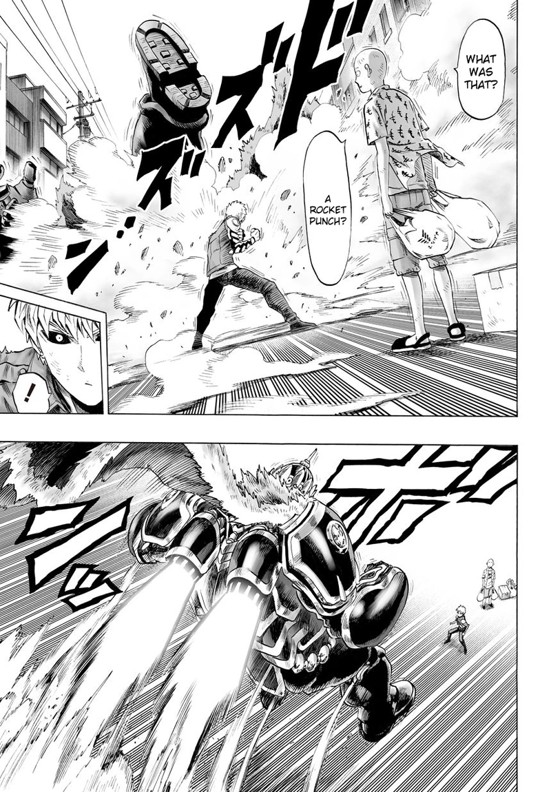 One Punch Man Manga Chapter 38 page 37 - King scene