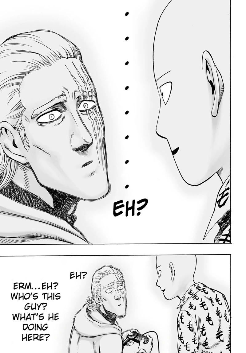One Punch Man Manga Chapter 38 page 43 - King scene
