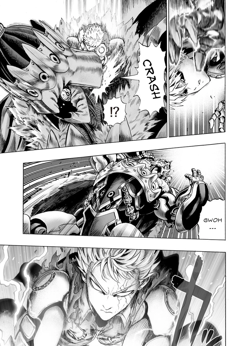 One Punch Man Manga Chapter 38 page 49 - King scene