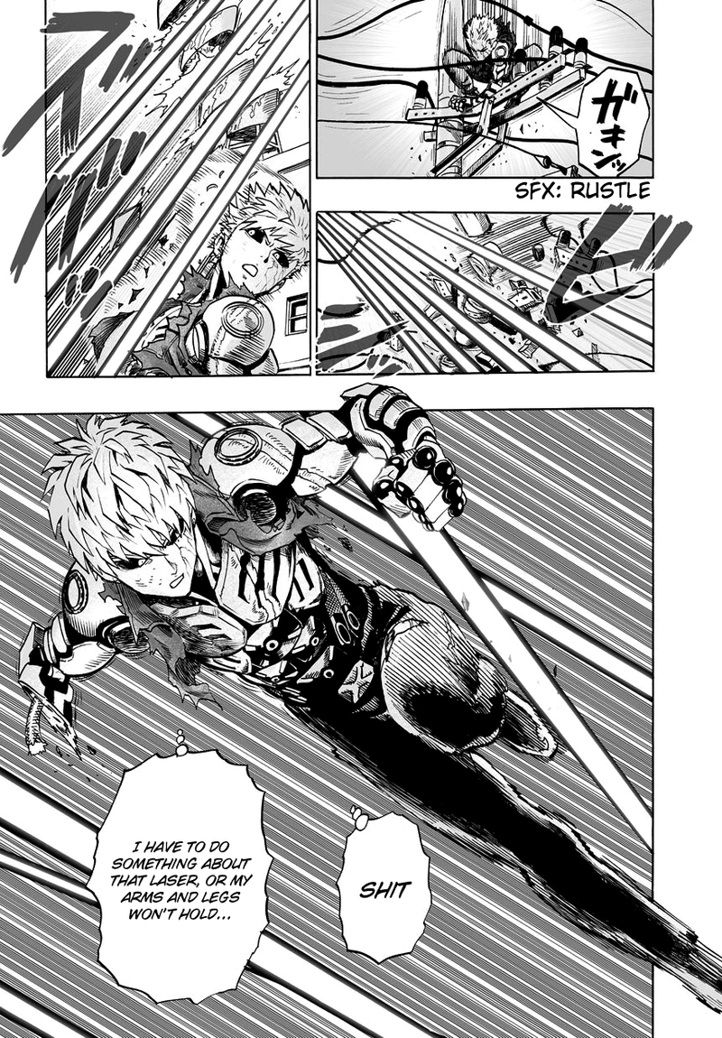 One Punch Man Manga Chapter 38 page 66 - King scene