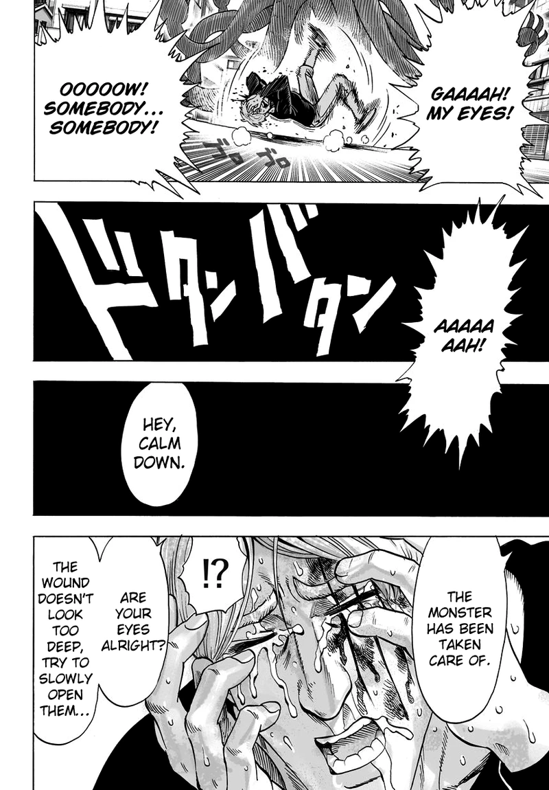 One Punch Man Manga Chapter 39 page 15 - That Person scene
