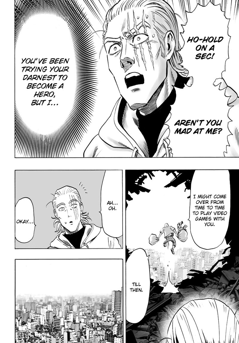 One Punch Man Manga Chapter 39 page 21 - That Person scene