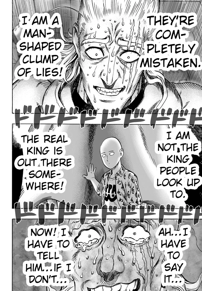 One Punch Man Manga Chapter 39 page 6 - That Person scene