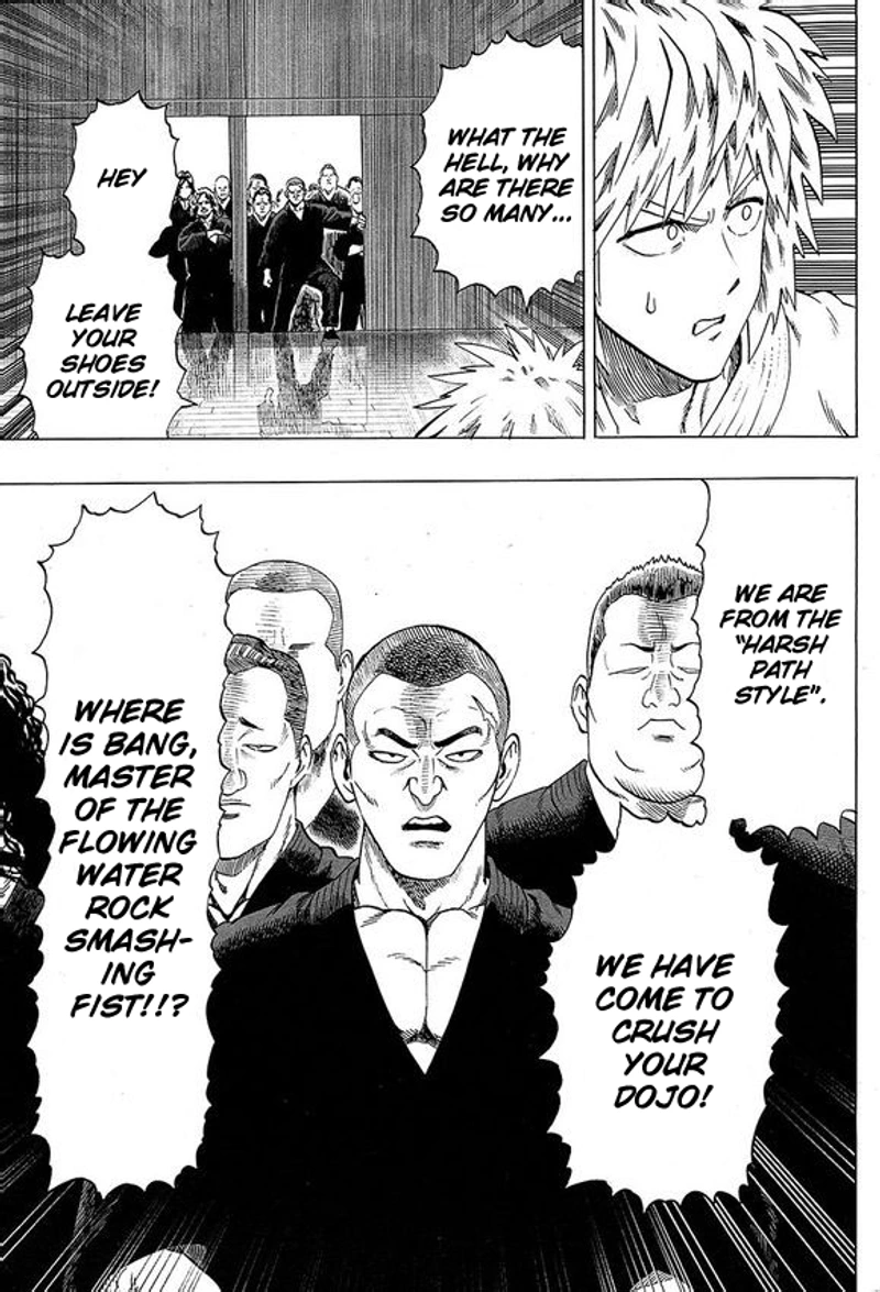One Punch Man Manga Chapter 40.7 page 11 - Lobster | Volume 8 Extras scene