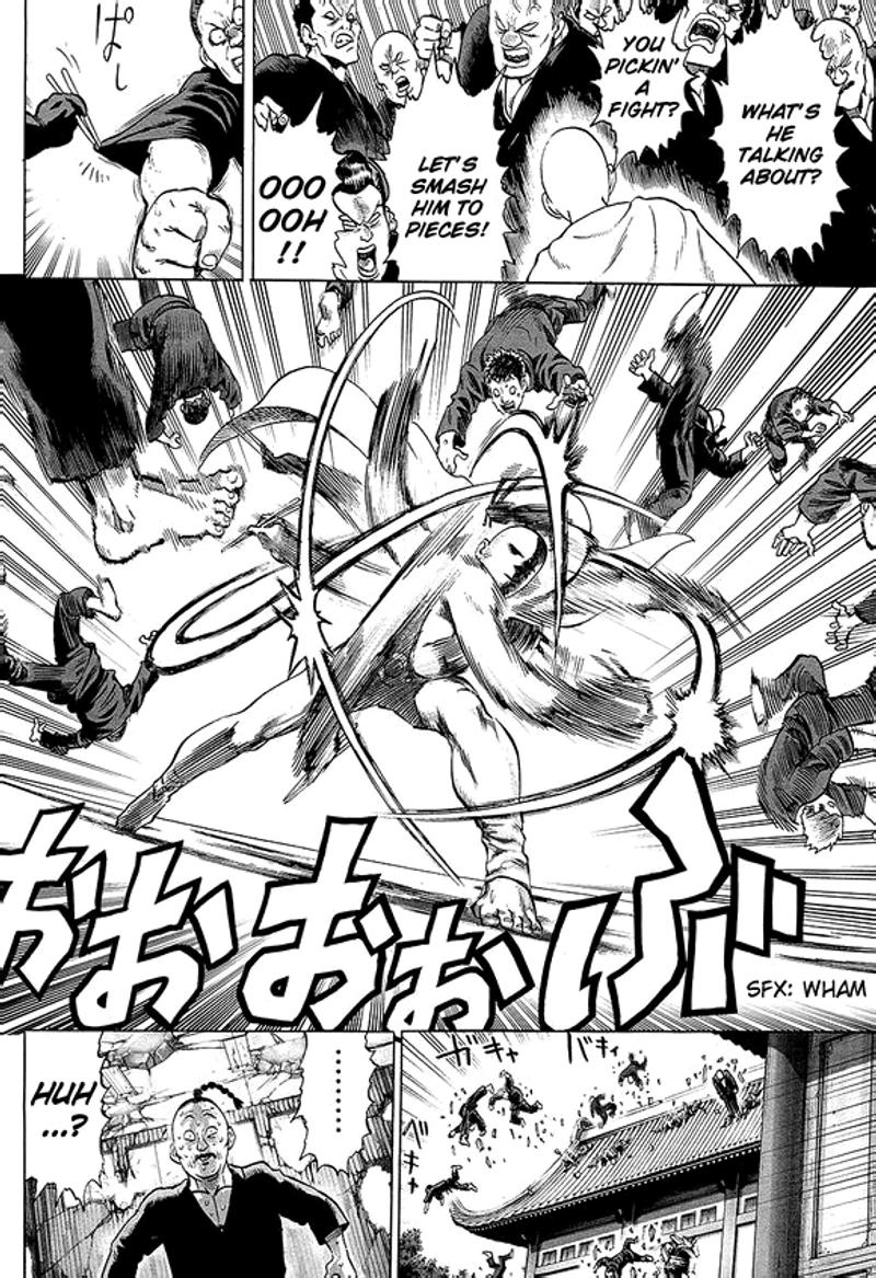 One Punch Man Manga Chapter 40.7 page 18 - Lobster | Volume 8 Extras scene