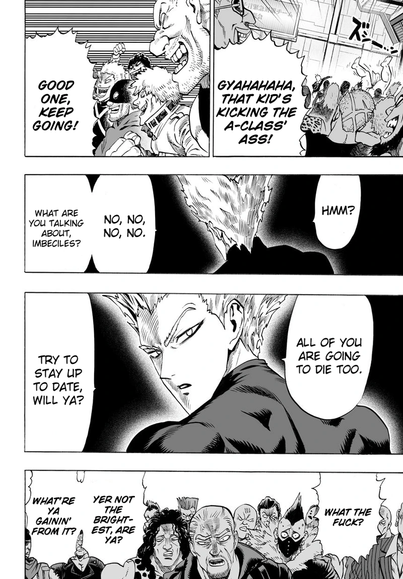 One Punch Man Manga Chapter 41 page 12 - The Man Who Wants To Be A Monster scene