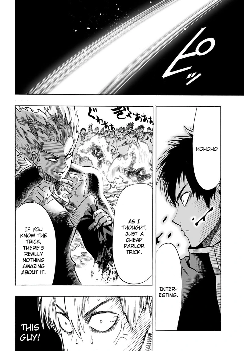 One Punch Man Manga Chapter 41 page 16 - The Man Who Wants To Be A Monster scene