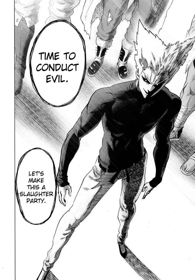 One Punch Man Manga Chapter 41 page 4 - The Man Who Wants To Be A Monster scene
